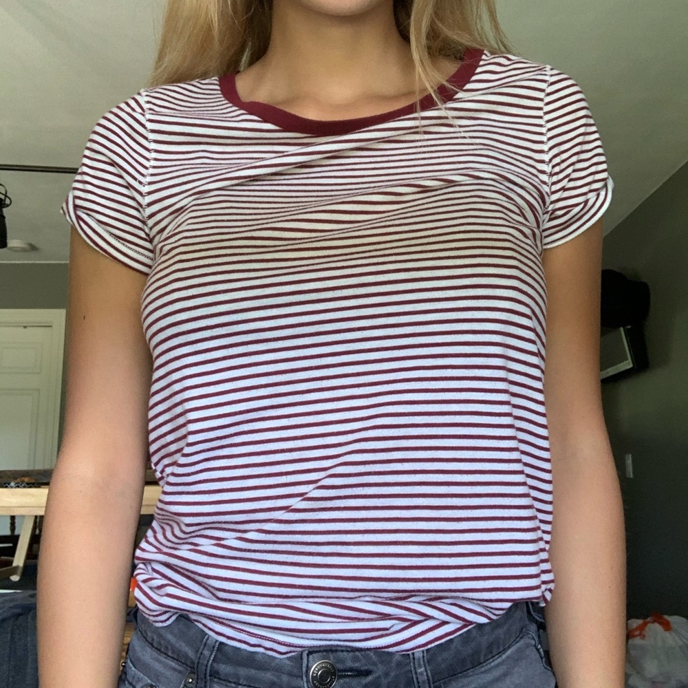 striped T-shirt
